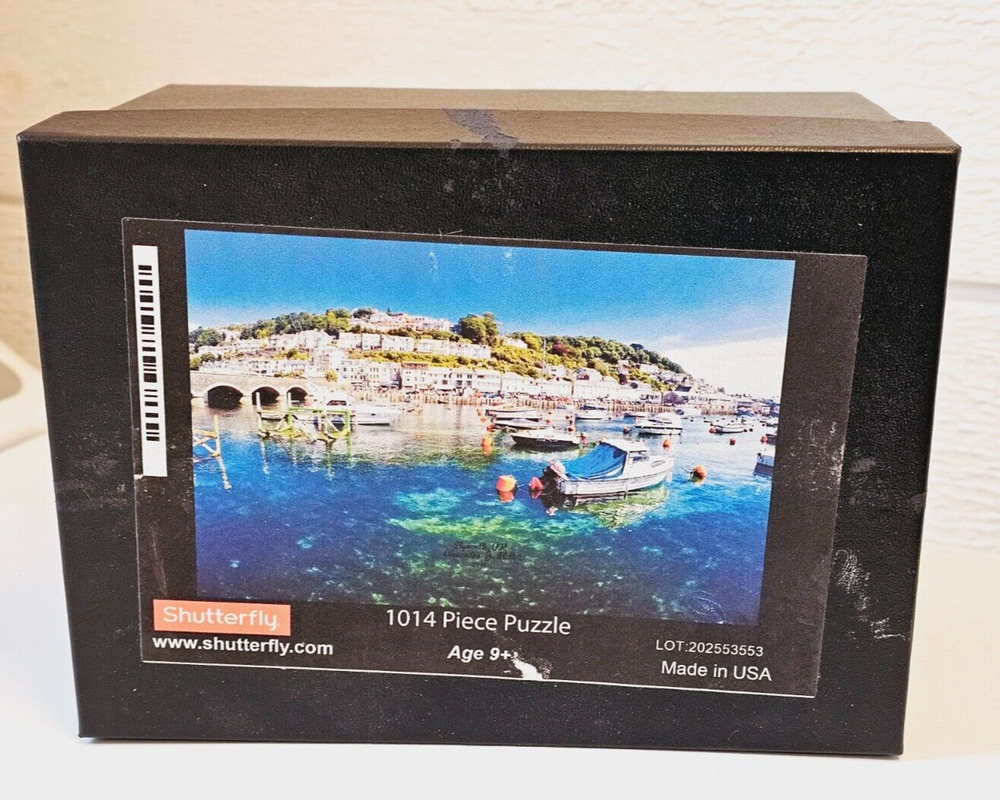 Shutterfly 1014 Piece Puzzle USA Looe Harbour South East Cornwell